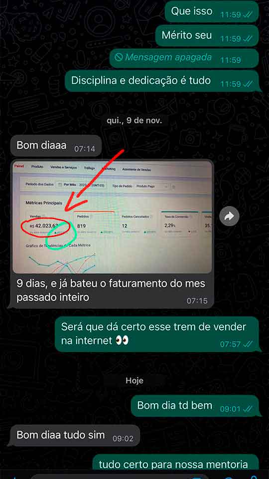 Depoimento de aluno 6