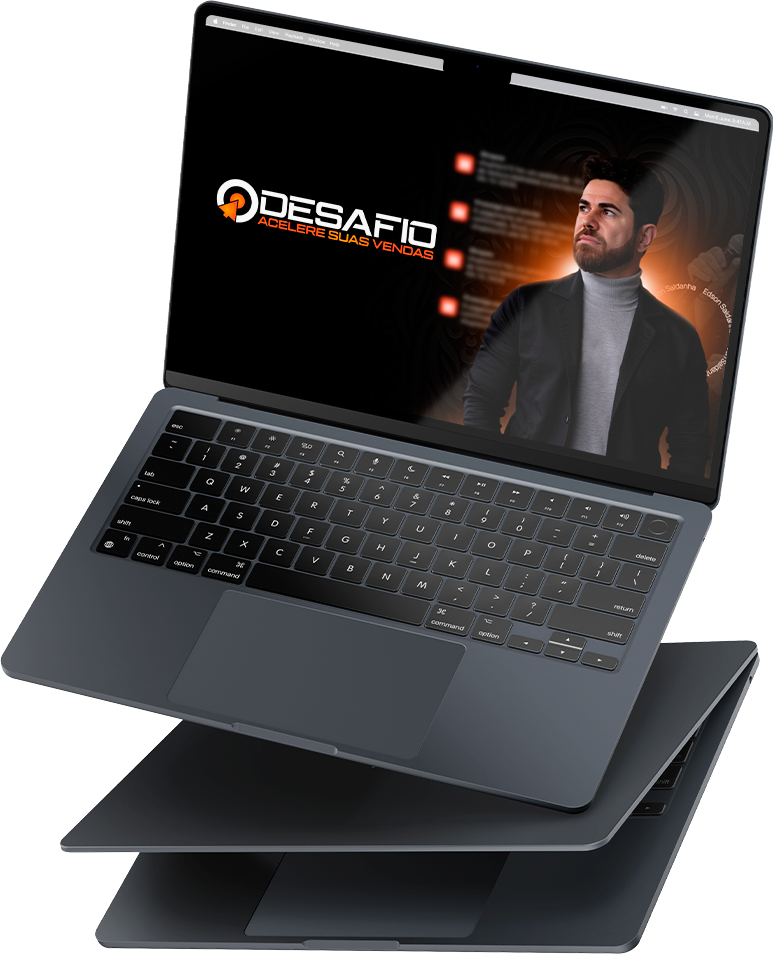 Resultados na tela do notebook